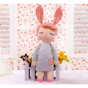 Planet Gates Boxed Metoo Doll kawaii Plush Soft Stuffed Plush Animals Baby Kids Toys for Children Girls Boys Birthday Christmas Angela Rabbit