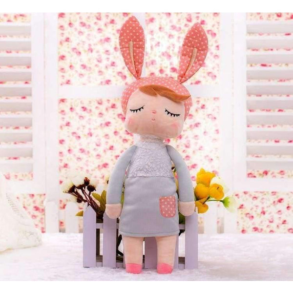 Planet Gates Boxed Metoo Doll kawaii Plush Soft Stuffed Plush Animals Baby Kids Toys for Children Girls Boys Birthday Christmas Angela Rabbit