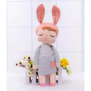 Planet Gates Boxed Metoo Doll kawaii Plush Soft Stuffed Plush Animals Baby Kids Toys for Children Girls Boys Birthday Christmas Angela Rabbit