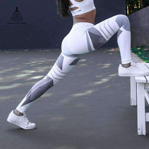 Planet Gates BP30DA37-White / L Leggings new Printing For fitness women Breech push up legging summer Trousers Big Size High Elasticity Fitness Leggings Gothic