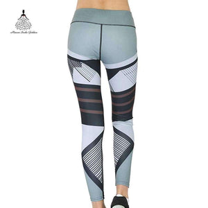 Planet Gates BP30DA37-White / L Leggings new Printing For fitness women Breech push up legging summer Trousers Big Size High Elasticity Fitness Leggings Gothic