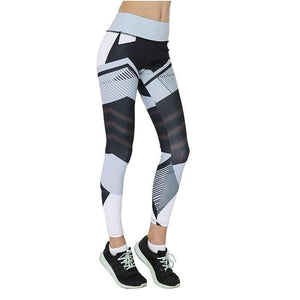Planet Gates BP30DA37-White / L Leggings new Printing For fitness women Breech push up legging summer Trousers Big Size High Elasticity Fitness Leggings Gothic