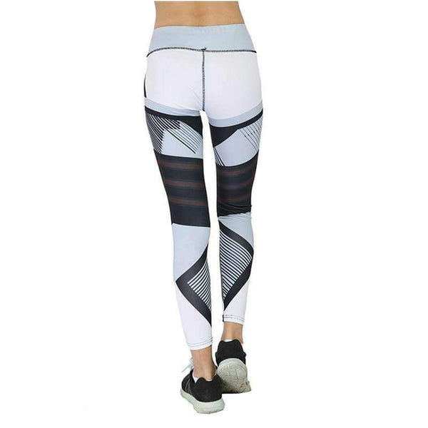 Planet Gates BP30DA37-White / L Leggings new Printing For fitness women Breech push up legging summer Trousers Big Size High Elasticity Fitness Leggings Gothic
