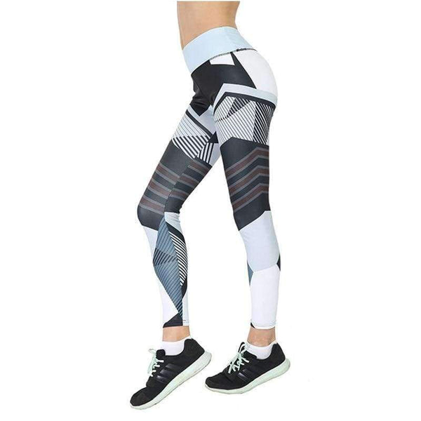 Planet Gates BP30DA37-White / L Leggings new Printing For fitness women Breech push up legging summer Trousers Big Size High Elasticity Fitness Leggings Gothic