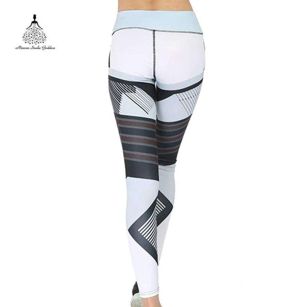 Planet Gates BP30DA37-White / L Leggings new Printing For fitness women Breech push up legging summer Trousers Big Size High Elasticity Fitness Leggings Gothic