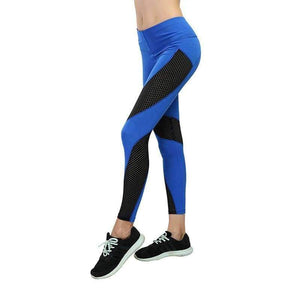 Planet Gates BP30DA40-Pink / XXL Women Push Up Hip Mesh Patchwork Breathable Quick drying Fitness Workout trousers Elastic 2018 Fashion New