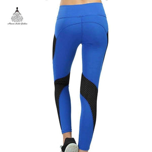 Planet Gates BP30DA40-Pink / XXL Women Push Up Hip Mesh Patchwork Breathable Quick drying Fitness Workout trousers Elastic 2018 Fashion New