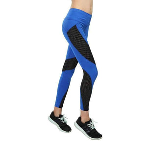 Planet Gates BP30DA40-Pink / XXL Women Push Up Hip Mesh Patchwork Breathable Quick drying Fitness Workout trousers Elastic 2018 Fashion New