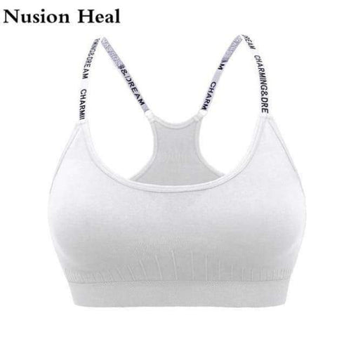 Planet Gates BRA.3-white / One Size Sport Bras Top Female Mesh Hollow Yoga Bra Top Sport T Shirt Quick Dry Fitness Sports Gym Running Jogging Shirts Activewea