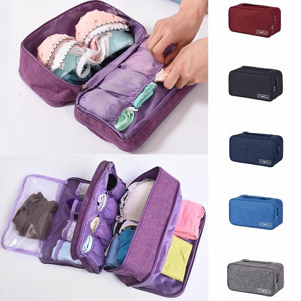 Planet Gates Bra Underwear Packing Cubes Organizer Trip Luggage Waterproof Travel Bag for Women Pouch Case Suitcase Space Saver Package