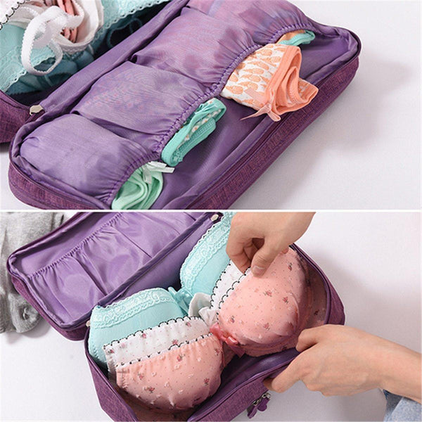 Planet Gates Bra Underwear Packing Cubes Organizer Trip Luggage Waterproof Travel Bag for Women Pouch Case Suitcase Space Saver Package