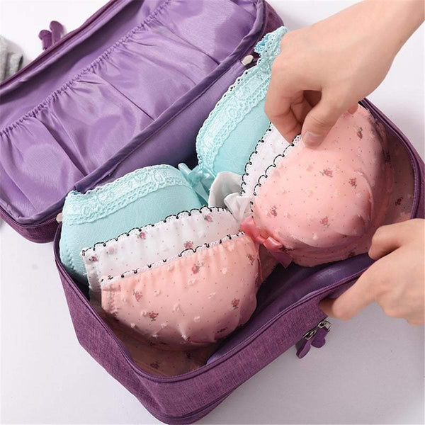 Planet Gates Bra Underwear Packing Cubes Organizer Trip Luggage Waterproof Travel Bag for Women Pouch Case Suitcase Space Saver Package