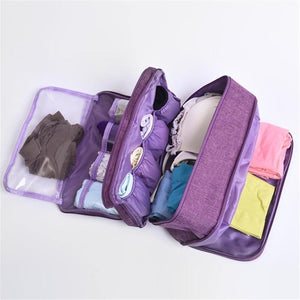 Planet Gates Bra Underwear Packing Cubes Organizer Trip Luggage Waterproof Travel Bag for Women Pouch Case Suitcase Space Saver Package