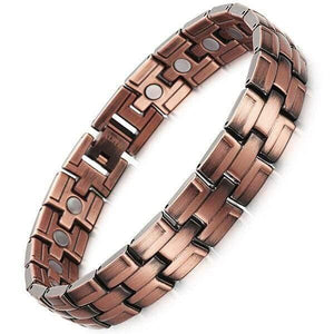 Planet Gates Bracelet 086 Men Magnetic Bracelets Red Copper Arthritis Therapy Health Care Bracelets Fashion Hologram Jewelry for Men OCB-738