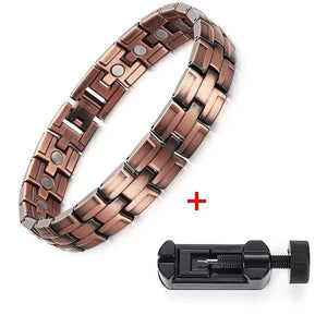 Planet Gates Bracelet Adjust 086 Men Magnetic Bracelets Red Copper Arthritis Therapy Health Care Bracelets Fashion Hologram Jewelry for Men OCB-738