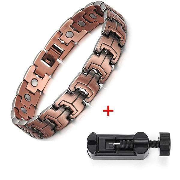 Planet Gates Bracelet Adjust Men Magnetic Bracelets Red Copper Arthritis Therapy Health Care Bracelets Fashion Hologram Jewelry for Men OCB-738