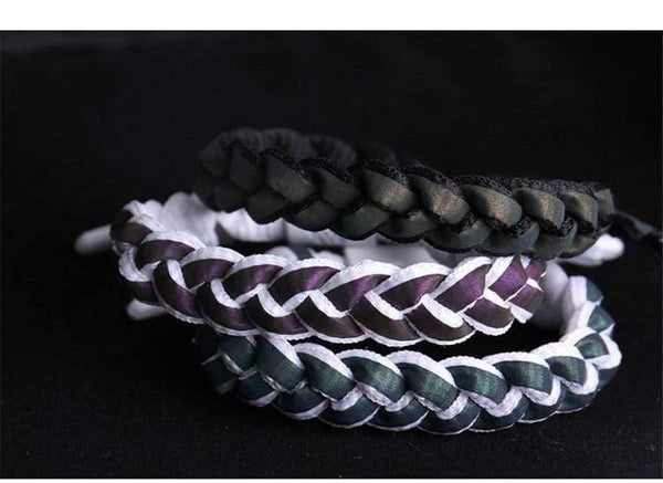 Planet Gates Bracelet Men Hologram Reflect Light Weave Shoelace Rastaclat Jewelry Bracelets For Women Pulseras Luminosas