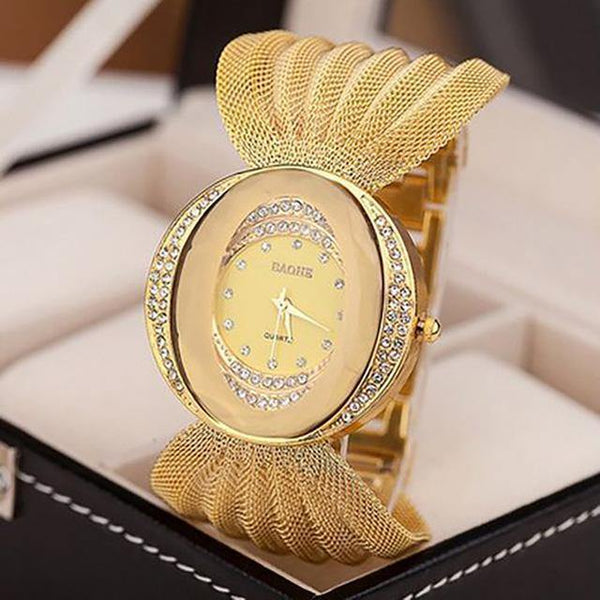 Planet Gates bracelet watch 2 Watch  Women 's Bracelet Watches Stainless Steel for Women Bangles Watch Artificial Crystal Wristwatch