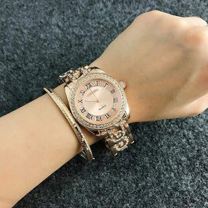 Planet Gates Bracelet Watch Women Watches Rhinestone Women's Watches Rose Gold Ladies Watch Clock zegarek damski reloj mujer