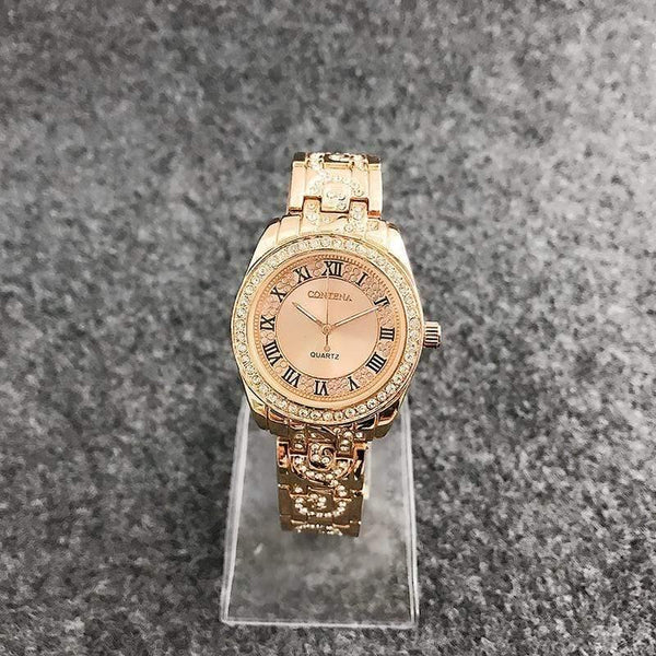 Planet Gates Bracelet Watch Women Watches Rhinestone Women's Watches Rose Gold Ladies Watch Clock zegarek damski reloj mujer