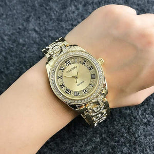 Planet Gates Bracelet Watch Women Watches Rhinestone Women's Watches Rose Gold Ladies Watch Clock zegarek damski reloj mujer