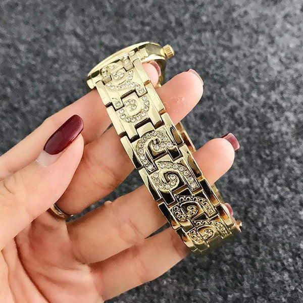 Planet Gates Bracelet Watch Women Watches Rhinestone Women's Watches Rose Gold Ladies Watch Clock zegarek damski reloj mujer