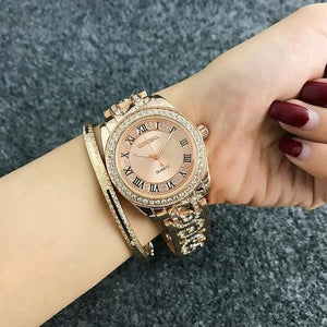 Planet Gates Bracelet Watch Women Watches Rhinestone Women's Watches Rose Gold Ladies Watch Clock zegarek damski reloj mujer