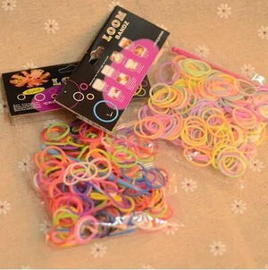 Planet Gates Bracelets silicone fluorescent bracelet Gift for Men&Women DIY Colors candy Loom Refill Rubber Bands