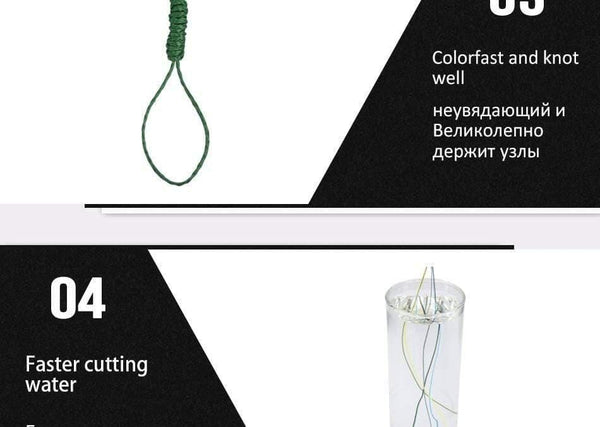 Planet Gates Braided Fishing Line Multifilament 500M 4 Strands Cord Carp Fishing Lines For Freshwater and Saltwater 8-80 LB