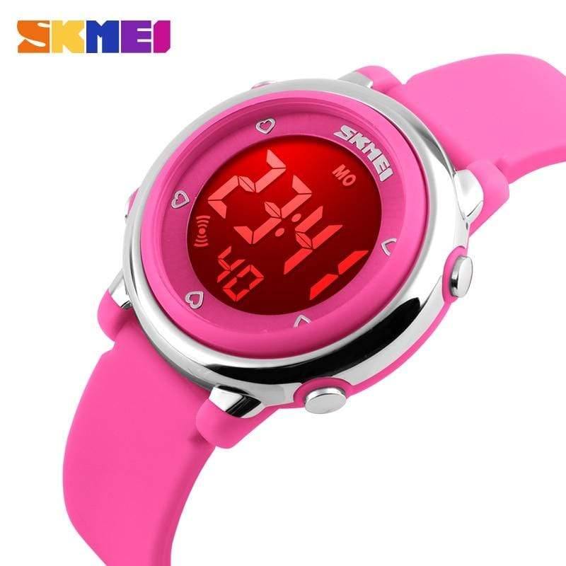 Planet Gates Brand Fashion Watch Change LED Light Date Alarm Round Dial Digital Wrist Watch Children Student Watches Free shipping