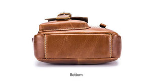 Planet Gates Brand Genuine Leather Shoulder Bag Men Messenger Bags Small Casual Flap Zipper Design Male CrossBody Bag