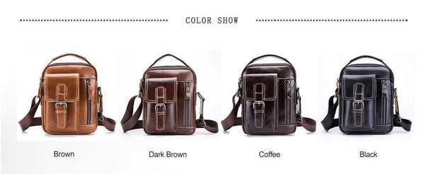 Planet Gates Brand Genuine Leather Shoulder Bag Men Messenger Bags Small Casual Flap Zipper Design Male CrossBody Bag