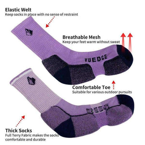 Planet Gates Brand High Quality Women's 3 Pairs Antiskid Wicking Cotton Socks For Outdoor Camping Hiking Walking backpacking Sports