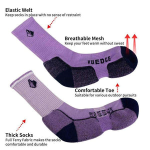 Planet Gates Brand High Quality Women's 5 Pairs Antiskid Wicking Cotton Socks For Outdoor Camping Hiking Walking backpacking Sports