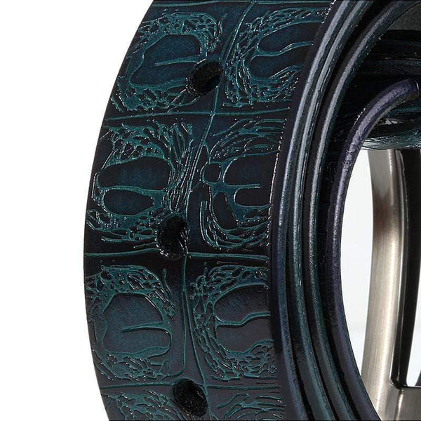 Brand Luxury Design Pin Buckle Genuine Leather Cowhide Belt Jeans Belts For Men Business Cowboy Belts Hot Sale