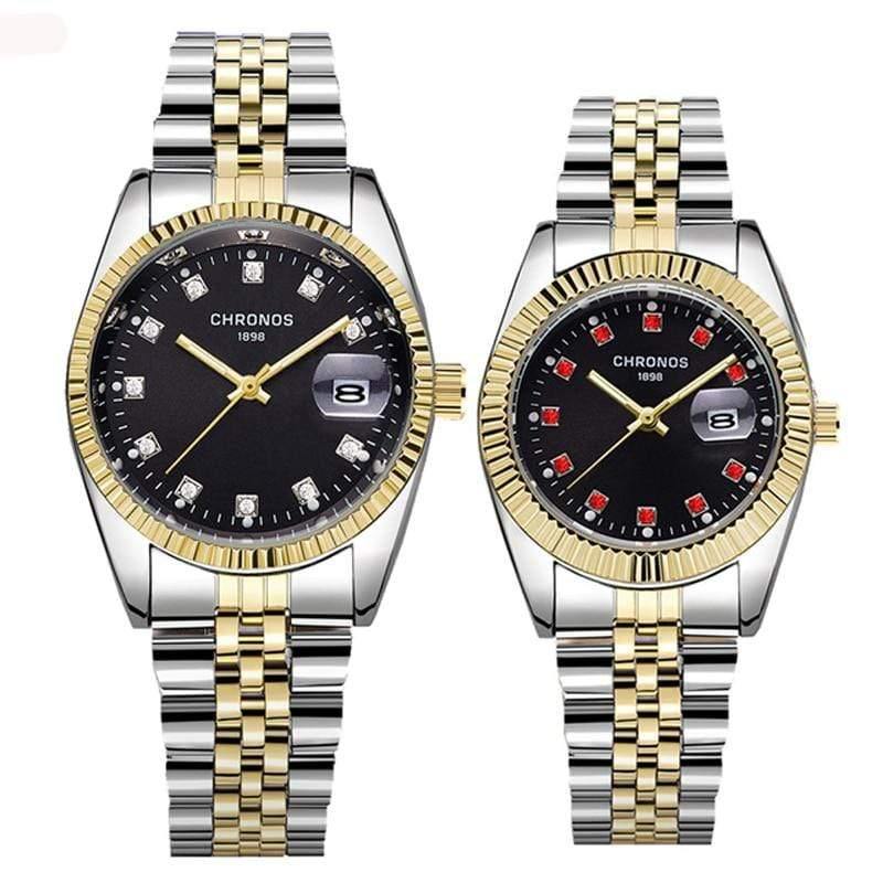 Planet Gates Brand Luxury Mens Watches Fashion Casual Lovers Watch Stainless Steel Ladies Quartz Wristwatch