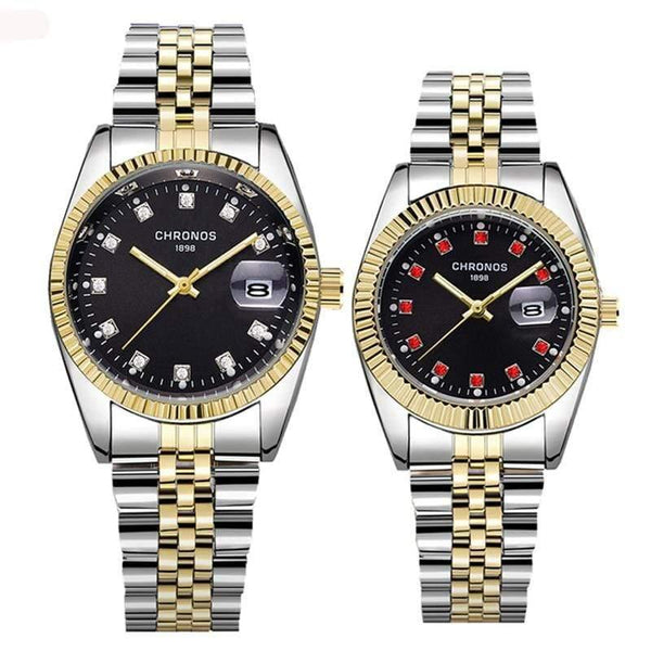 Planet Gates Brand Luxury Mens Watches Fashion Casual Lovers Watch Stainless Steel Ladies Quartz Wristwatch