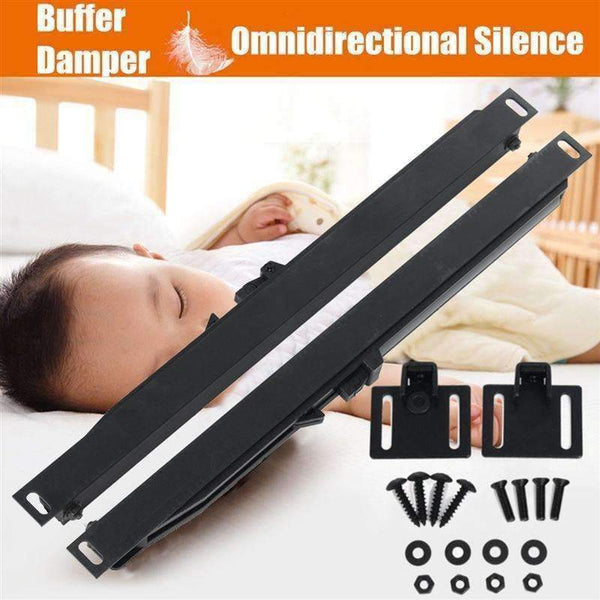 Planet Gates Brand New Any Side Sliding Barn Door Hardware Soft Close Drawer Slide Track Buffer Damper