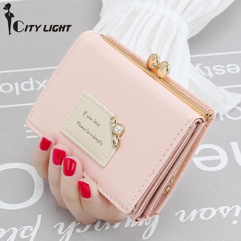 Planet Gates Brand New Arrival Women Wallets Female Short Design Fashion Three Fold Purse Simple Student Clutch