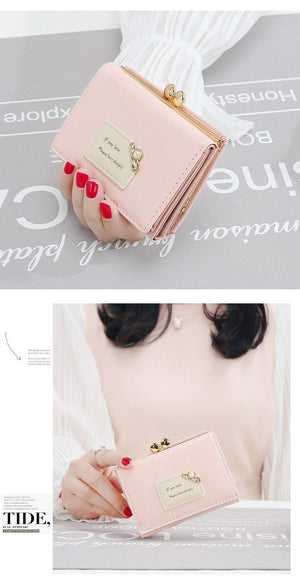 Planet Gates Brand New Arrival Women Wallets Female Short Design Fashion Three Fold Purse Simple Student Clutch