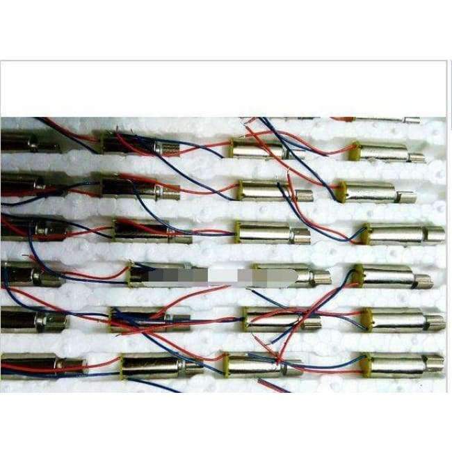 Planet Gates Brand New LOW POWER Vibration Pager Vibrating Vibrator Micro mobile Motor 1.5V~3V 6mm x 12mm w/Leads for Machinery Robot DIY