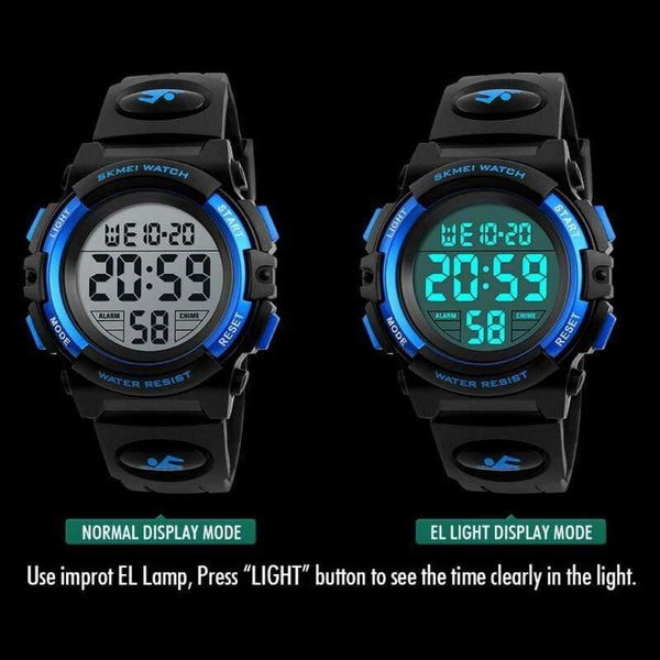 Planet Gates Brand Outdoor Sports Children Watch Kids Watches For Boys Girls LED Digital Wristwatches Waterproof Relogio Clock