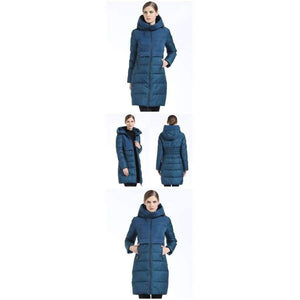 Planet Gates Brand Women Winter Jacket And Coat Slim Long Women Thick Down Parka Hooded Women's Coat Bio Down Jacket For Women