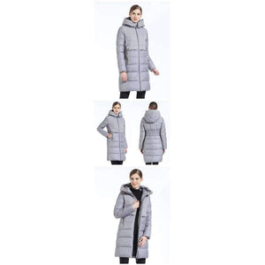 Planet Gates Brand Women Winter Jacket And Coat Slim Long Women Thick Down Parka Hooded Women's Coat Bio Down Jacket For Women