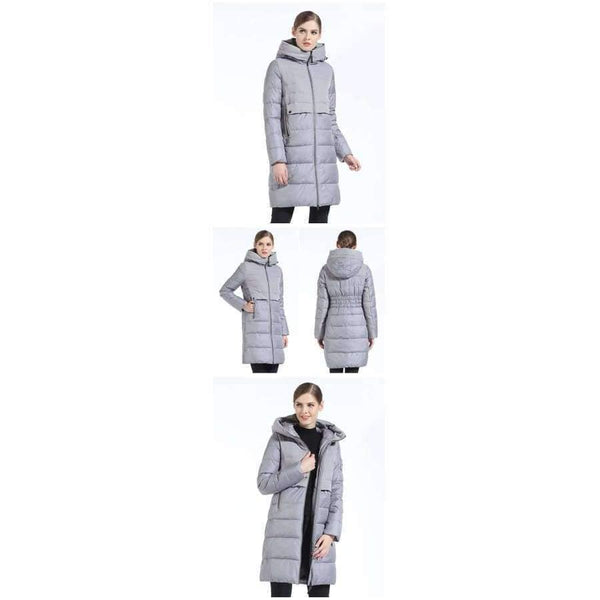 Planet Gates Brand Women Winter Jacket And Coat Slim Long Women Thick Down Parka Hooded Women's Coat Bio Down Jacket For Women