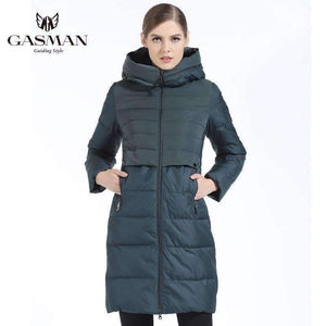 Planet Gates Brand Women Winter Jacket And Coat Slim Long Women Thick Down Parka Hooded Women's Coat Bio Down Jacket For Women