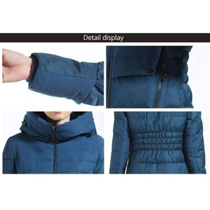 Planet Gates Brand Women Winter Jacket And Coat Slim Long Women Thick Down Parka Hooded Women's Coat Bio Down Jacket For Women