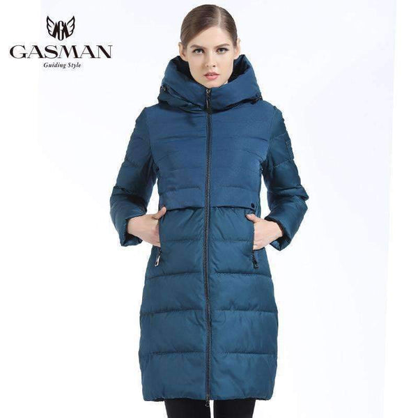 Planet Gates Brand Women Winter Jacket And Coat Slim Long Women Thick Down Parka Hooded Women's Coat Bio Down Jacket For Women