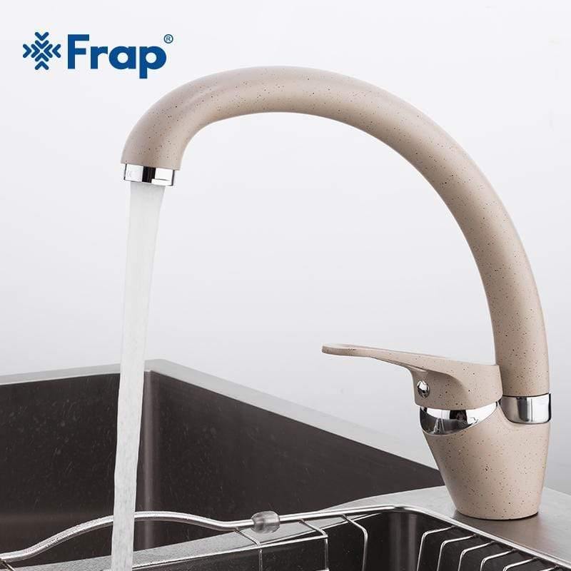 Planet Gates Brass 5 Color Kitchen Sink Faucet Mixer Cold And Hot Single Handle Swivel Spout Kitchen Water Sink Mixer Tap Faucets F4113
