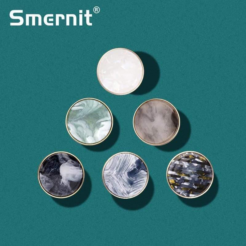 Brass Furniture Handles Elegant Door Knobs and Handles for Cabinet Kitchen Cupboard Drawer Pulls Wall Hanging Hooks Shell Resin